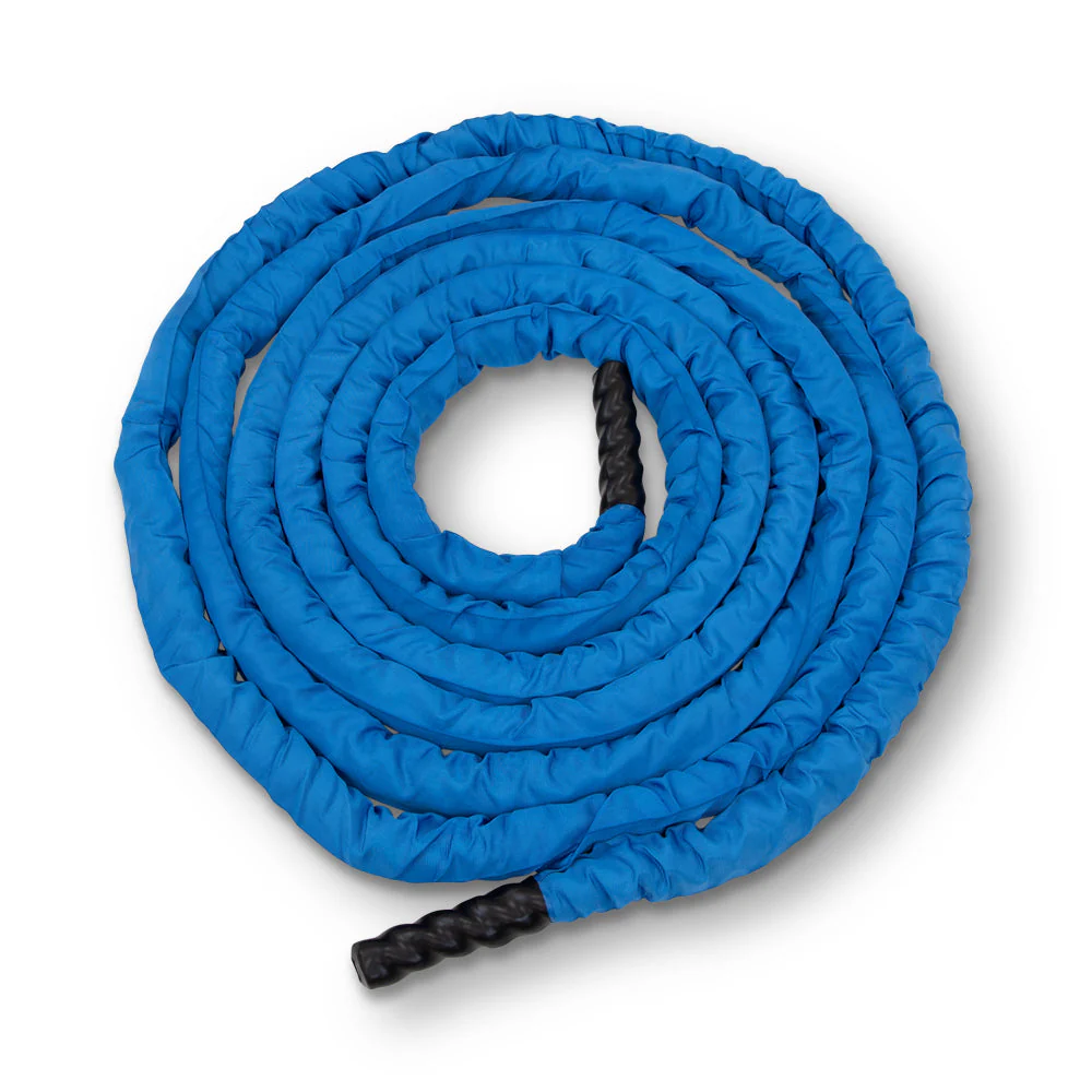 HART Battle Rope with Sleeve Sky Blue - Image 2