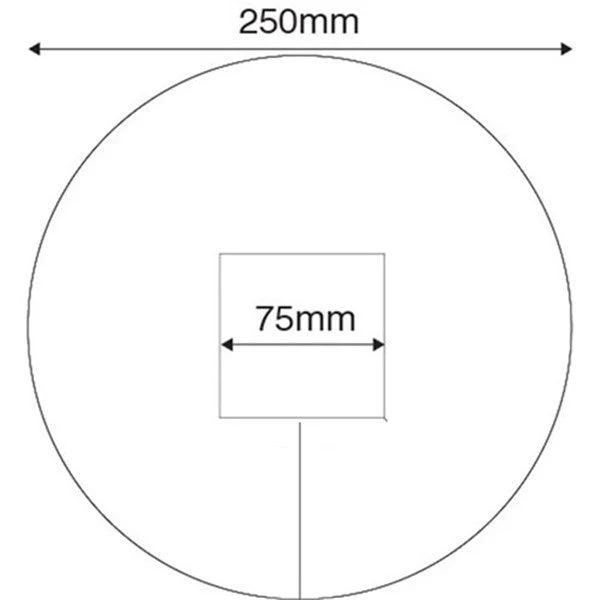 HART Round Post Protector 75mm - 25cm - Custom Printed (single pad) - Image 3