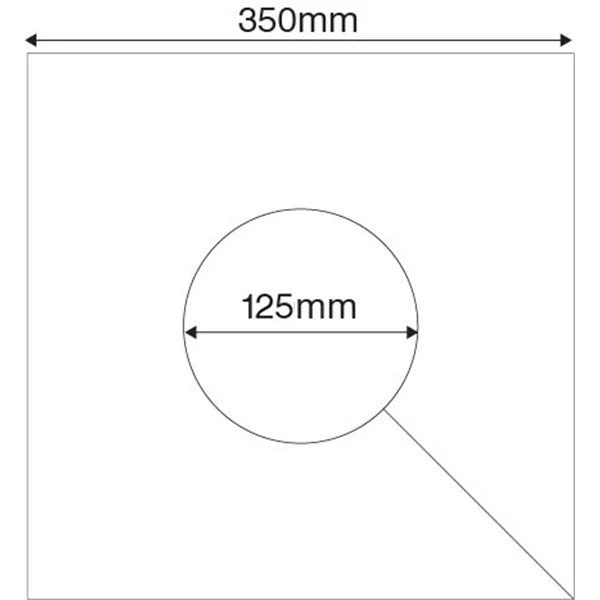 HART Square Post Protector 35cm - Custom Printed (single pad) - Image 10